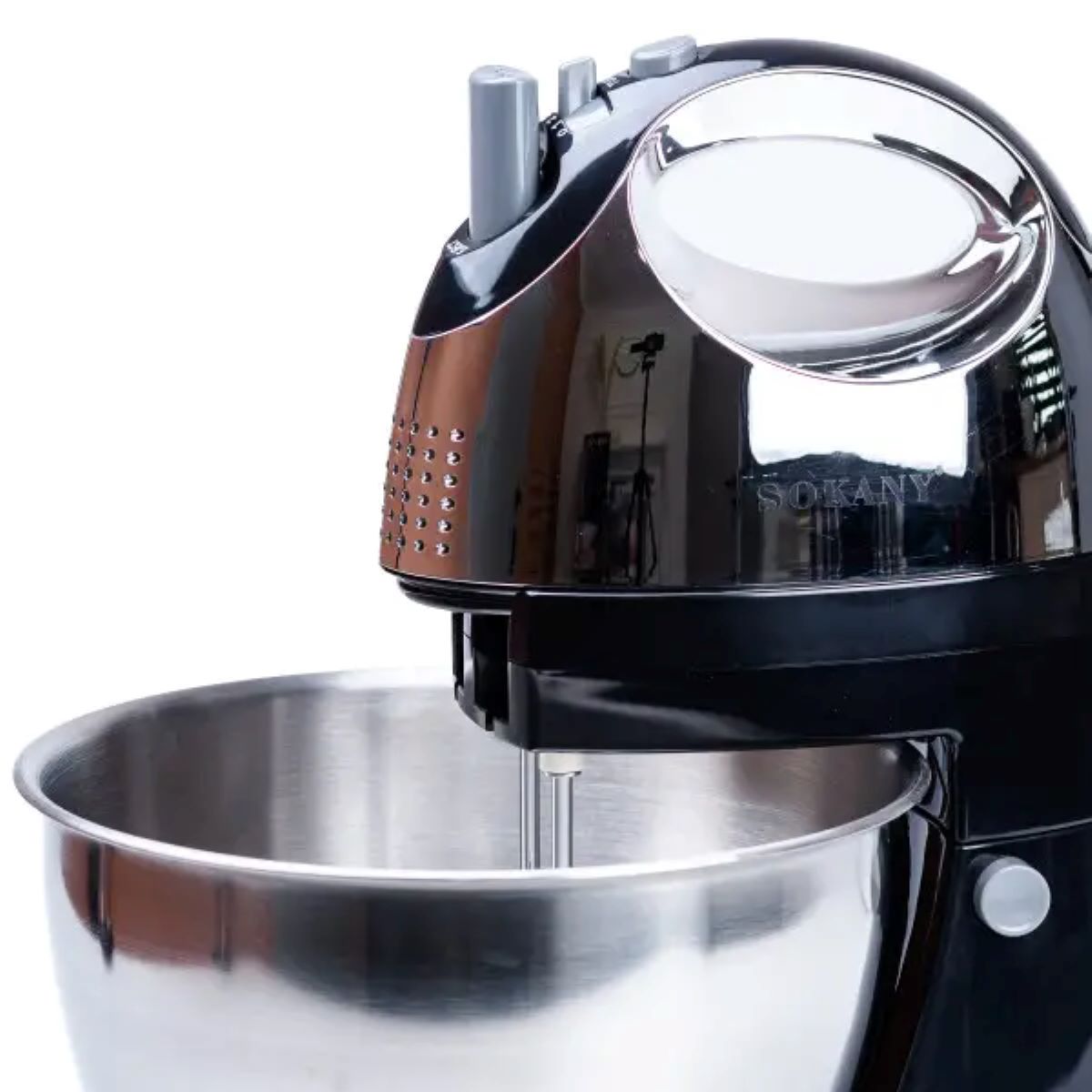 Міксер стаціонарний Sokany KF-906CS з чашею на 4 л 500Вт