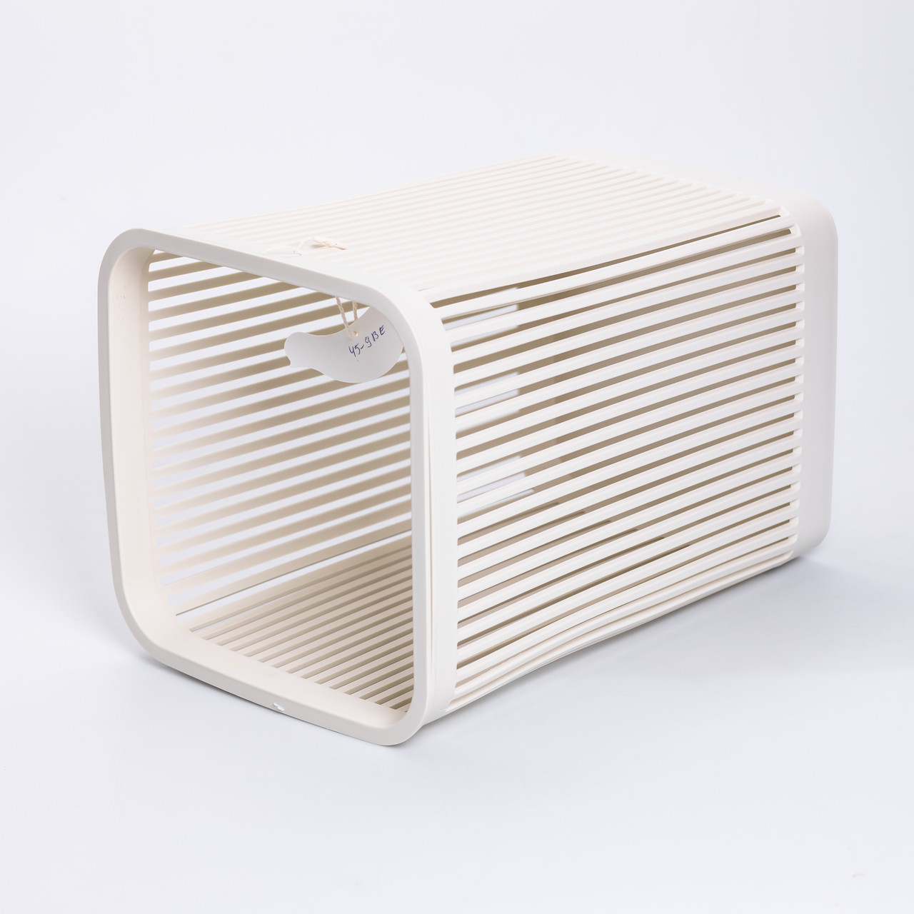 Кошик для сміття пластиковий в офіс для паперу 22×22×30 (см) кошик під сміття 8 (л) відро для сміття Бежевий HP-45-9BE