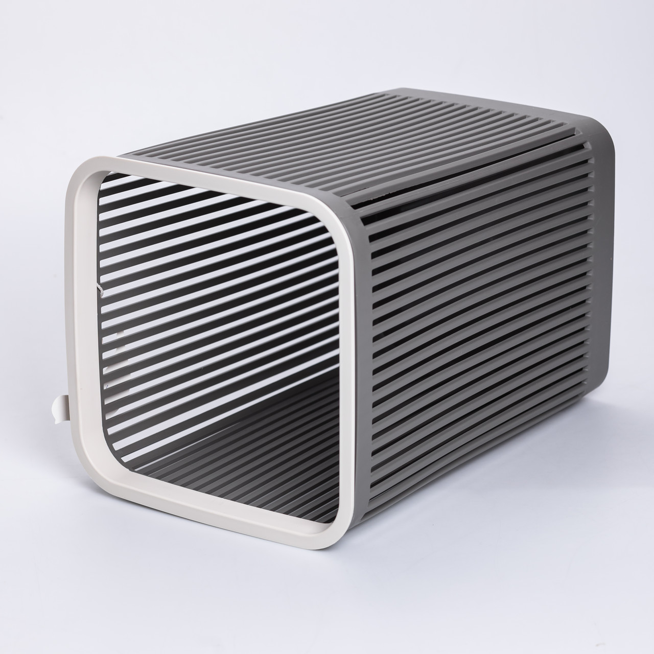 Кошик для сміття пластиковий в офіс для паперу 22×22×30 (см) кошик під сміття 8 (л) відро для сміття Сірий HP-45-9G