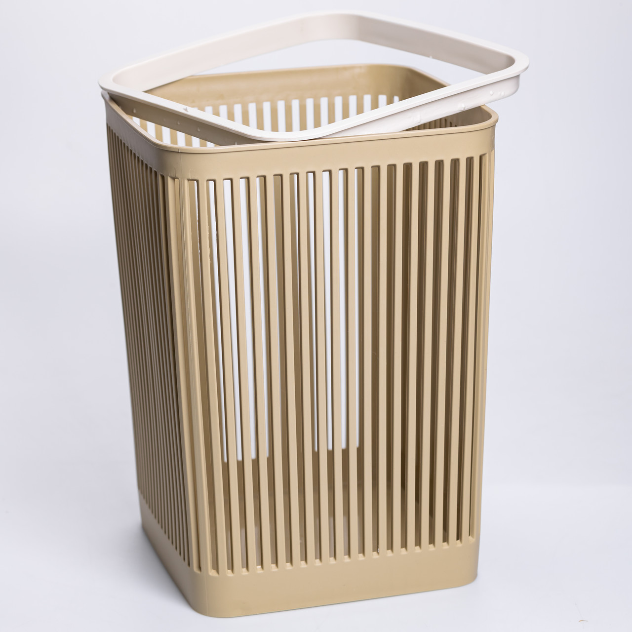 Кошик для сміття пластиковий в офіс для паперу 22×22×30 (см) кошик під сміття 8 (л) відро для сміття Коричневий HP-45-9OL