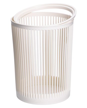 Кошик для сміття пластиковий в офіс для паперу 8 (л) кошик під сміття відро для сміття Білий HP-45-8BE