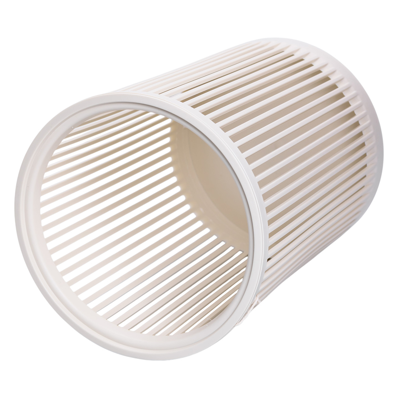 Кошик для сміття пластиковий в офіс для паперу 8 (л) кошик під сміття відро для сміття Білий HP-45-8BE