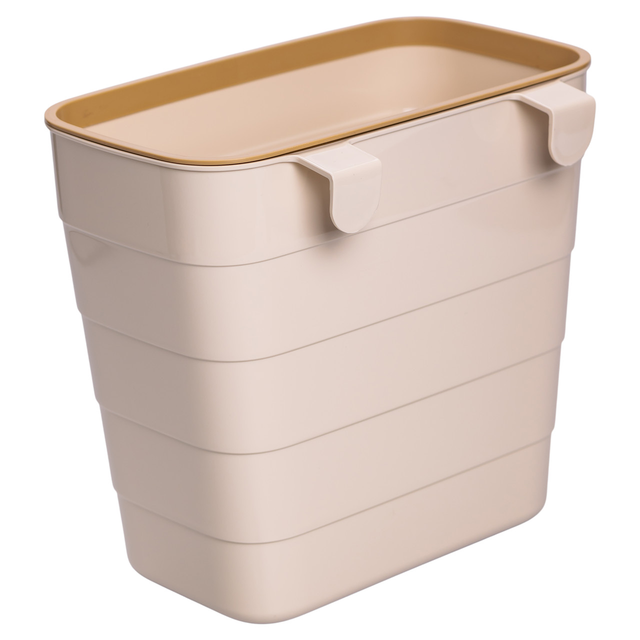 Відро для сміття на дверцята 6 (л) відро для сміття пластикове навісне Бежевий HP-45-18BE