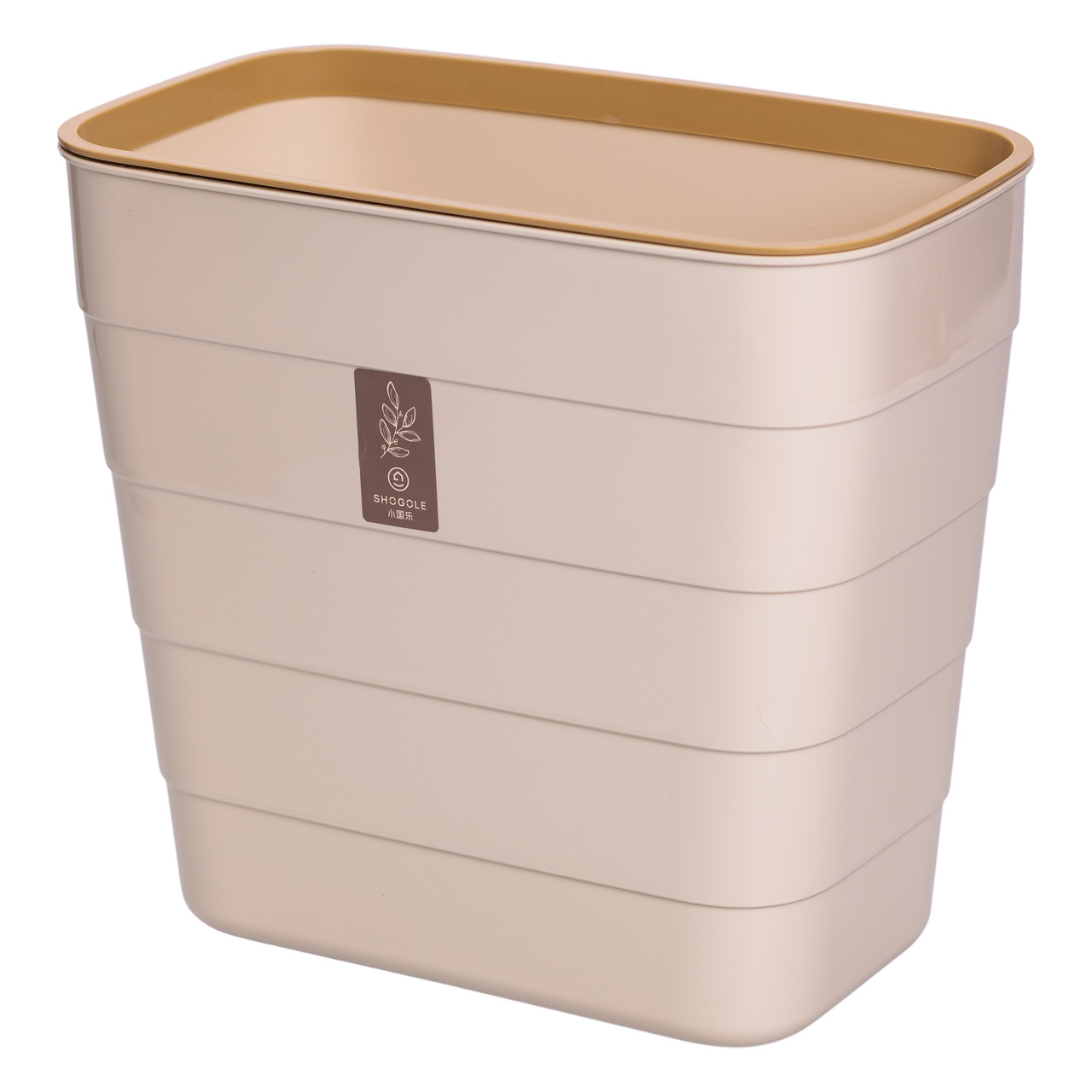 Відро для сміття на дверцята 6 (л) відро для сміття пластикове навісне Бежевий HP-45-18BE