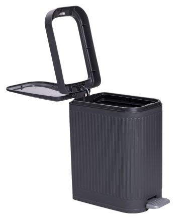 Відро для сміття з педаллю 5л відро для сміття з кришкою і педаллю Сірий HP-45-12G
