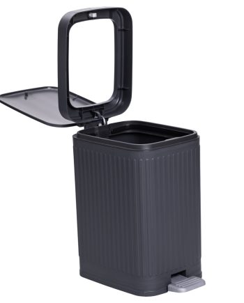 Відро для сміття з педаллю 5л відро для сміття з кришкою і педаллю Сірий HP-45-11G