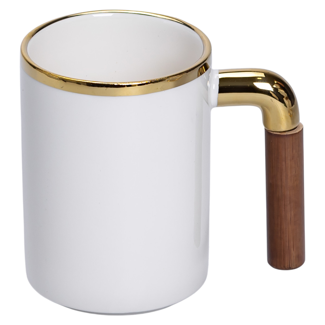 Набір чашок на металевій підставці 6 (шт) по 400 (мл) Білий HP-26-11