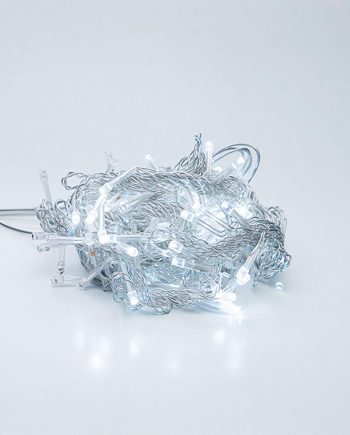 Новорічна гірлянда штора 2х2 м 80 LED кімнатна білий провід Білий ZWM2280LEDW