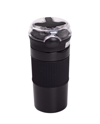 Термочашка з трубочкою 400 мл Чорний HPGM3001B