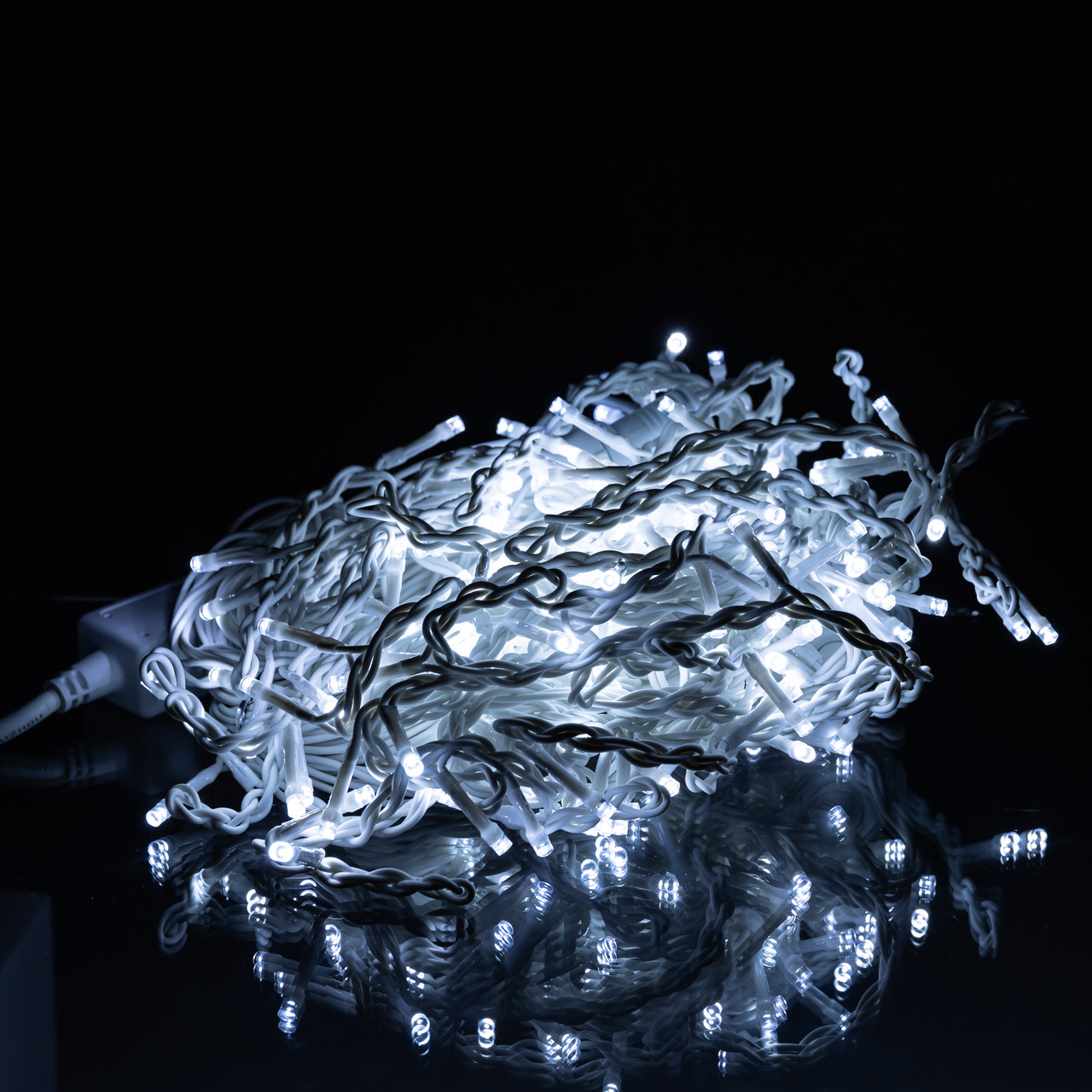 Вулична гірлянда Бахрома 12 м 200 LED білий провід Білий 12MWW