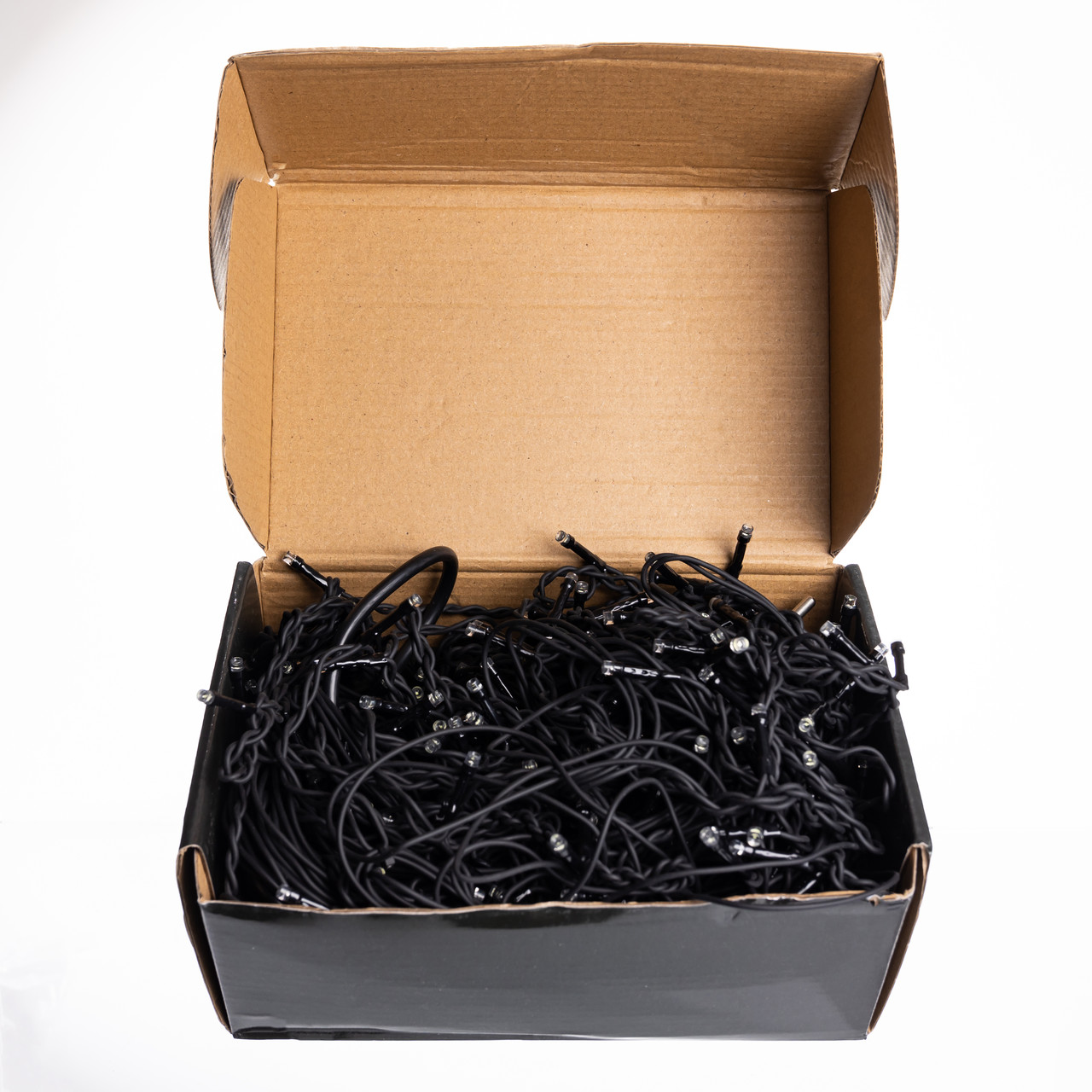 Вулична гірлянда Бахрома 20 м 335 LED гірлянда штора чорний провід Білий 20MBW