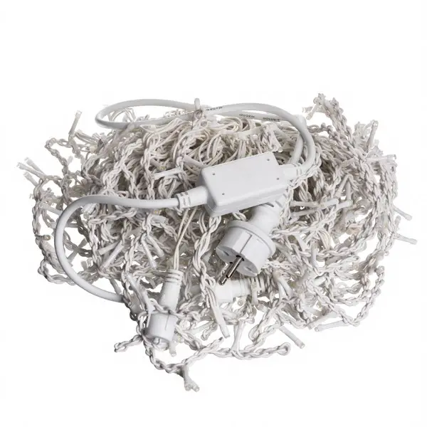 Вулична гірлянда Бахрома 25 м 405 LED гірлянда штора білий провід Жовтий 25MWY