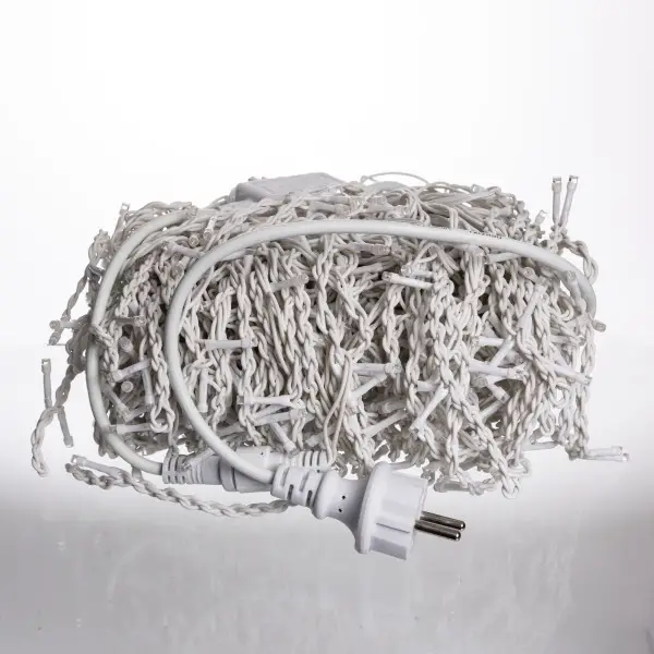 Вулична гірлянда Бахрома 36 м 600 LED білий провід Мультиколір 36MWML