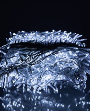 Гірлянда Різдвяна фея вулична 100 м 1000 LED білий провід Білий CF1000L100MWW
