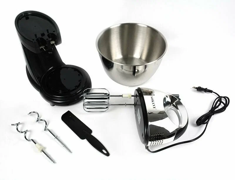 Міксер стаціонарний Sokany KF-906CS з чашею на 4 л 500Вт