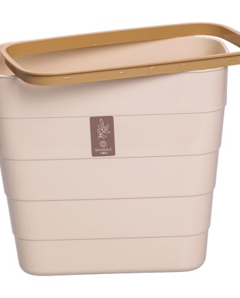 Відро для сміття на дверцята 6 (л) відро для сміття пластикове навісне Бежевий HP-45-18BE