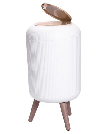 Відро для сміття з клік-кришкою на ніжках 10 літрів відро для сміття на кухню, в спальню і для офісу HP-45-14