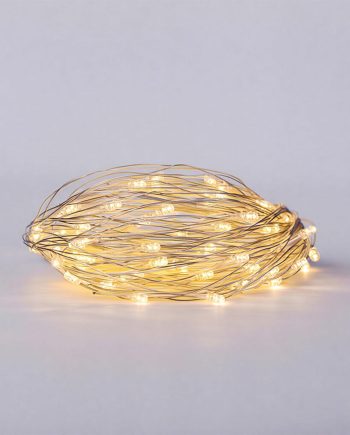 Новорічна гірлянда штора 2х2 м 80 LED кімнатна білий провід Жовтий ZWM2280LEDY