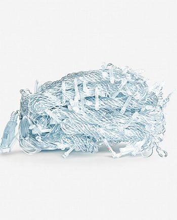 Новорічна гірлянда штора 3х3 м 192 LED кімнатна білий провід Білий ZWM33192LEDW