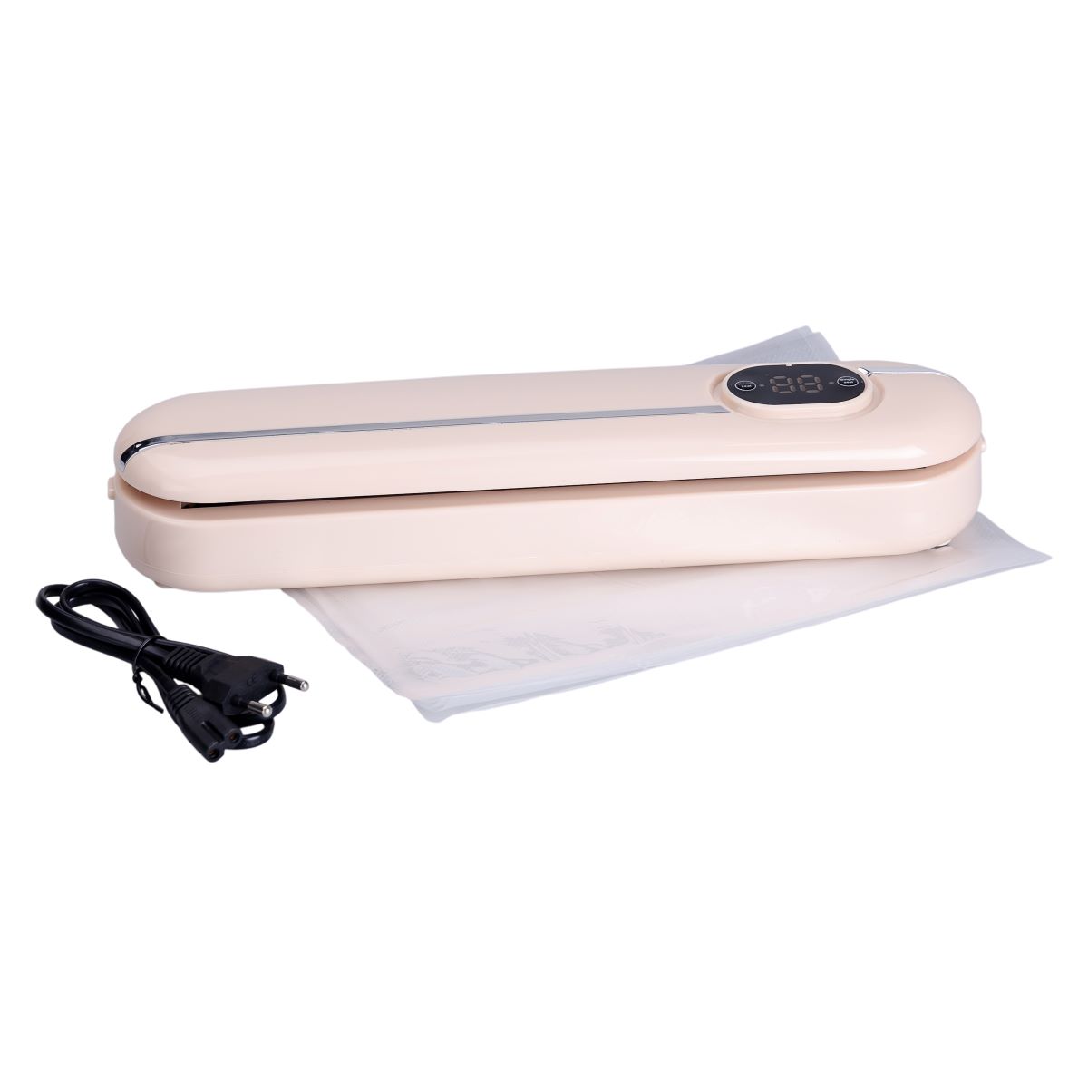 Вакууматор побутовий для сухих і вологих продуктів 300 Вт Рожевий HP-11-2