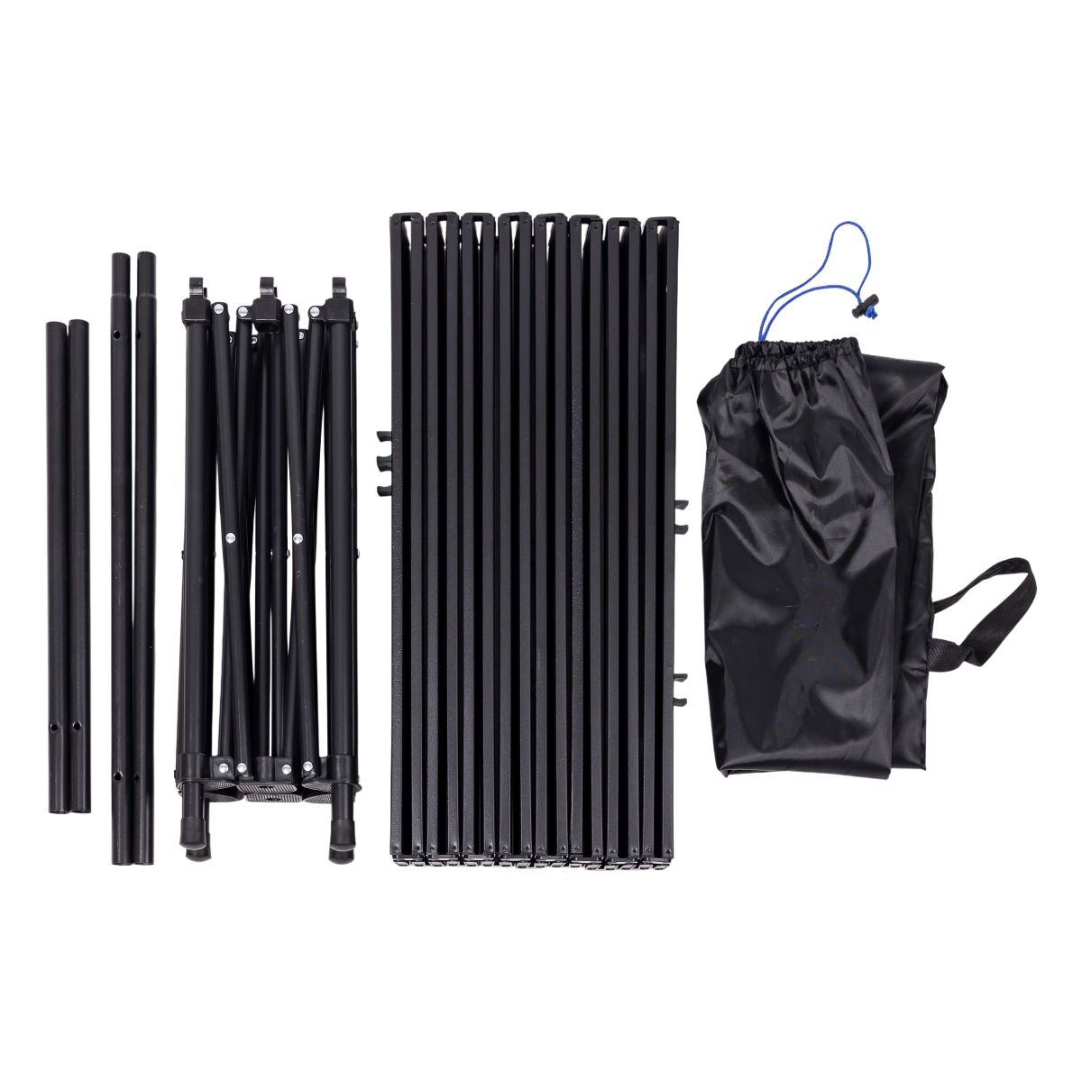 Стіл для пікніка складаний 95*55*50 см Чорний SJ-0015-2