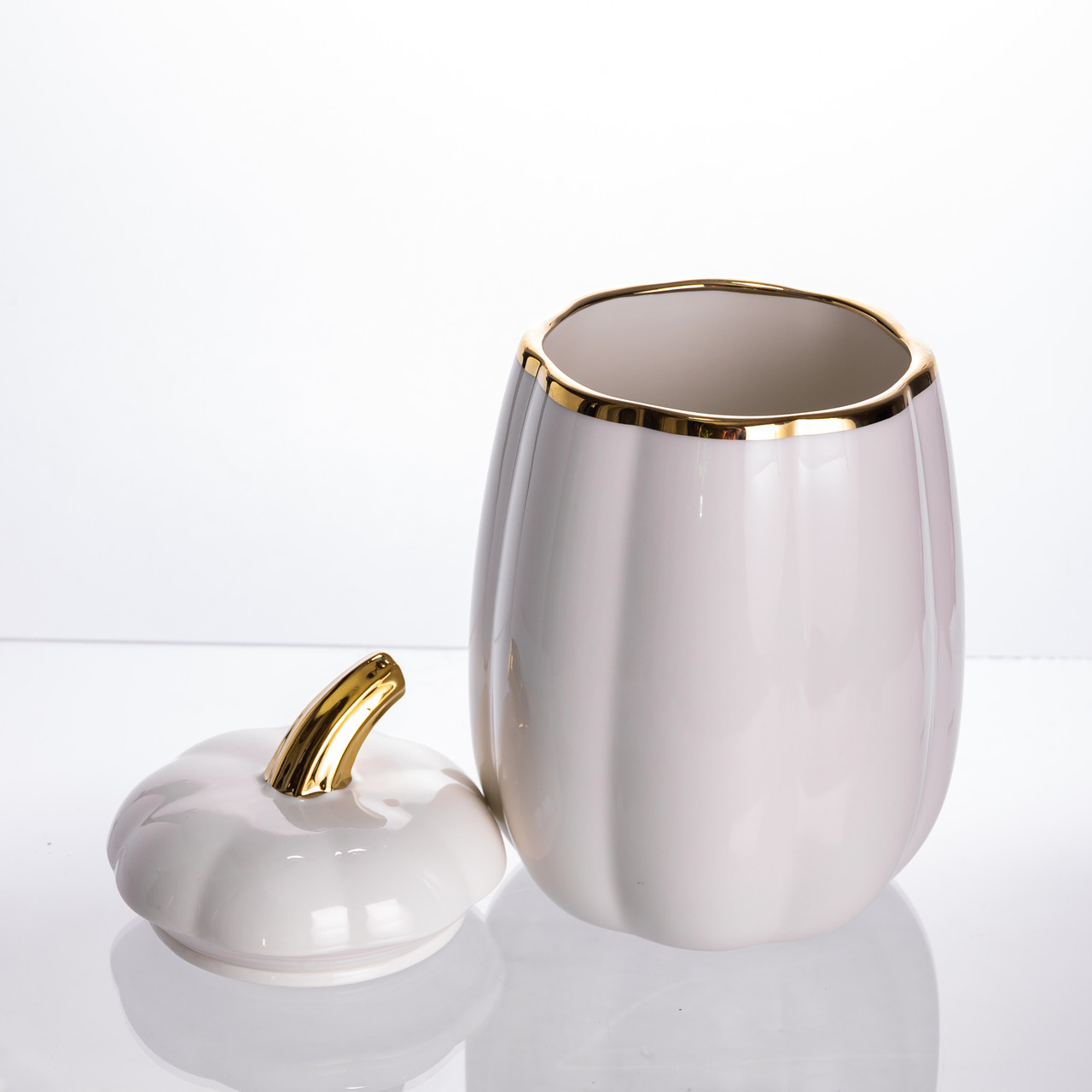 Банка для зберігання Гарбуз порцелянова 2 л з кришкою HP-26-4