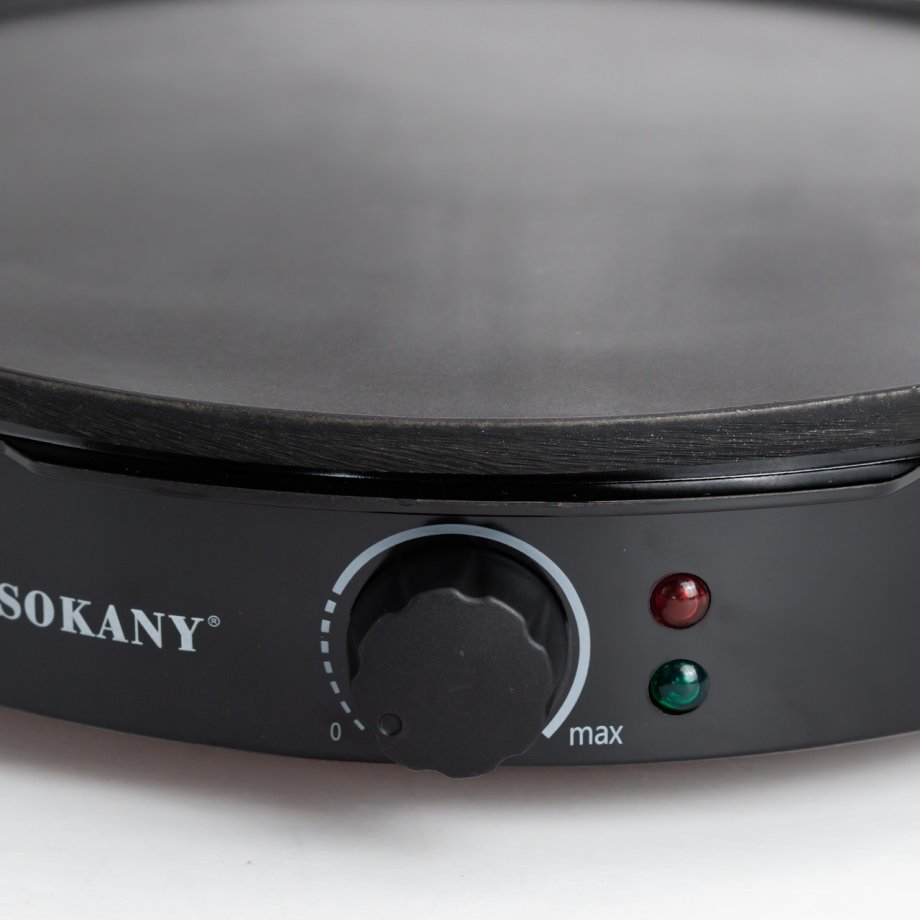 Млинниця електрична Sokany SK-BBQ-842 електромлинниця Ø30 см автоматична млинниця для дому професійна