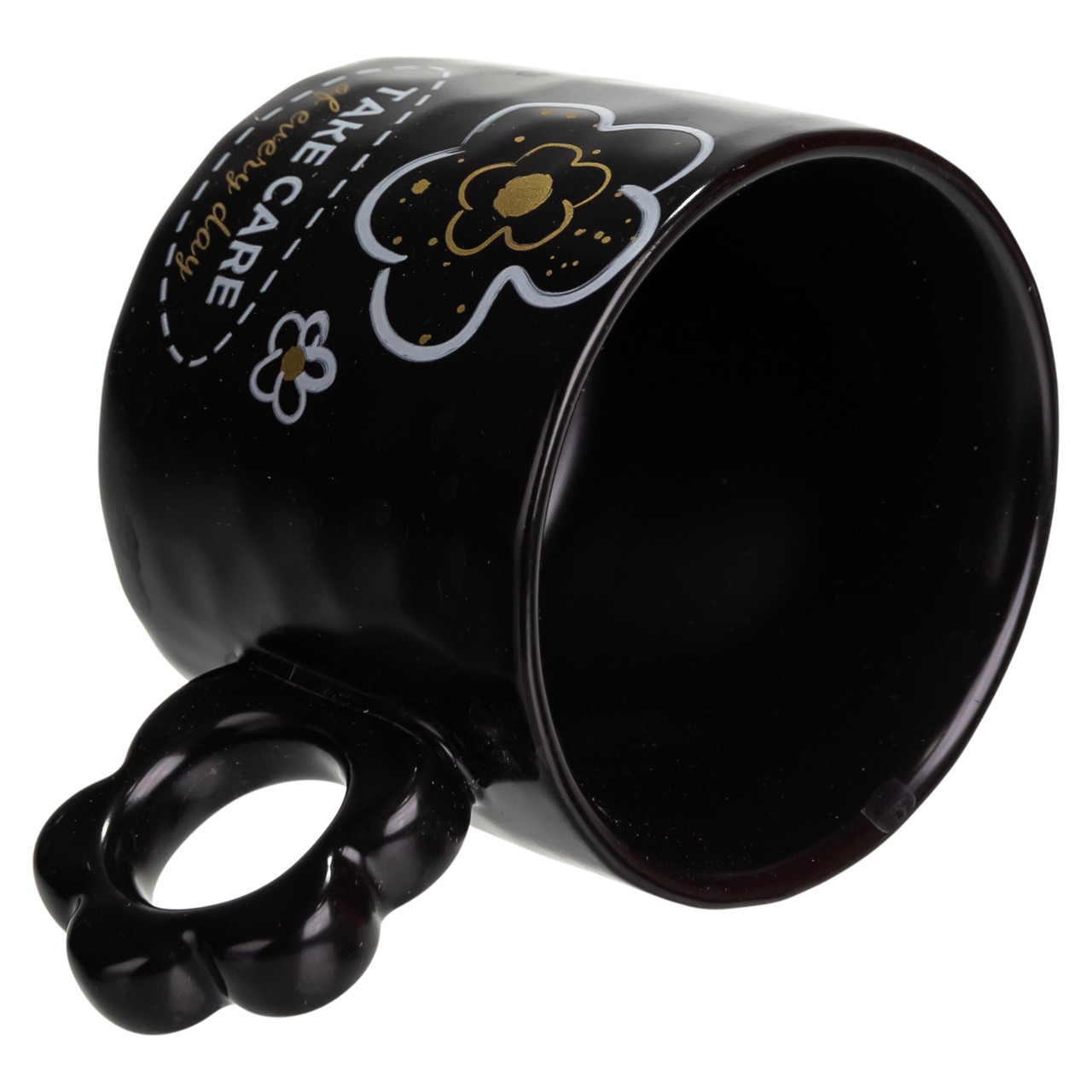 Чашка для чаю та кави порцелянова 420 (мл) гарна оригінальна кружка на подарунок FM-14C