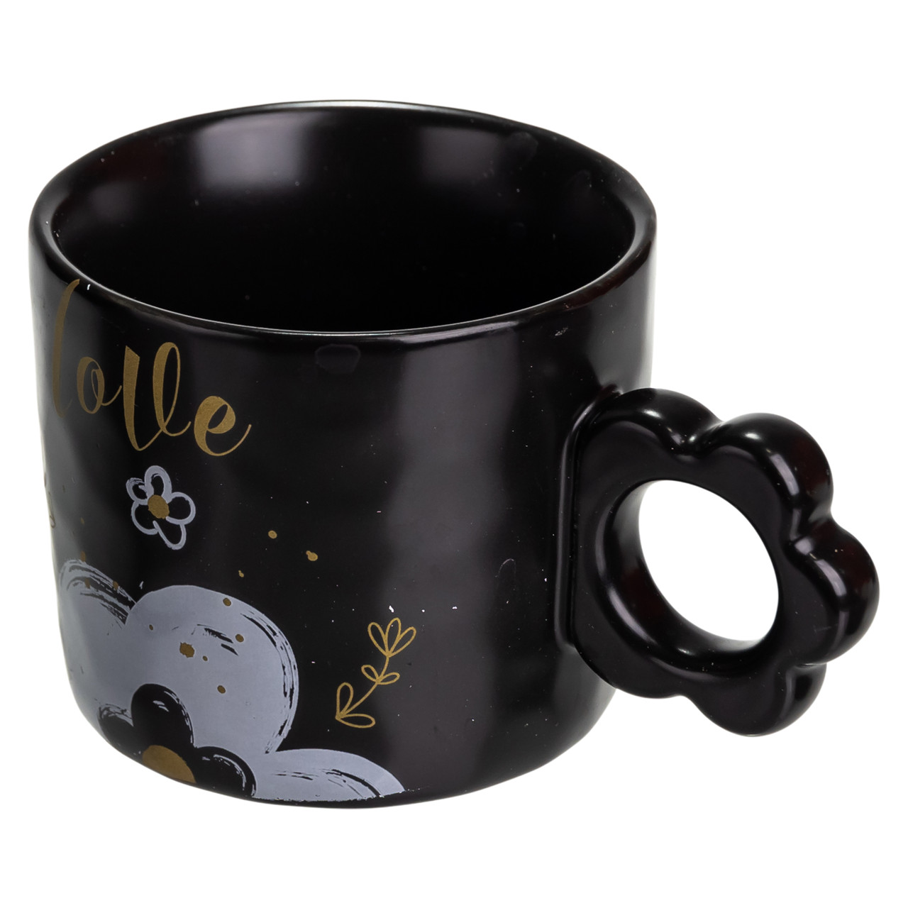 Чашка для чаю та кави порцелянова Love 420 (мл) гарна оригінальна кружка на подарунок FM-14B