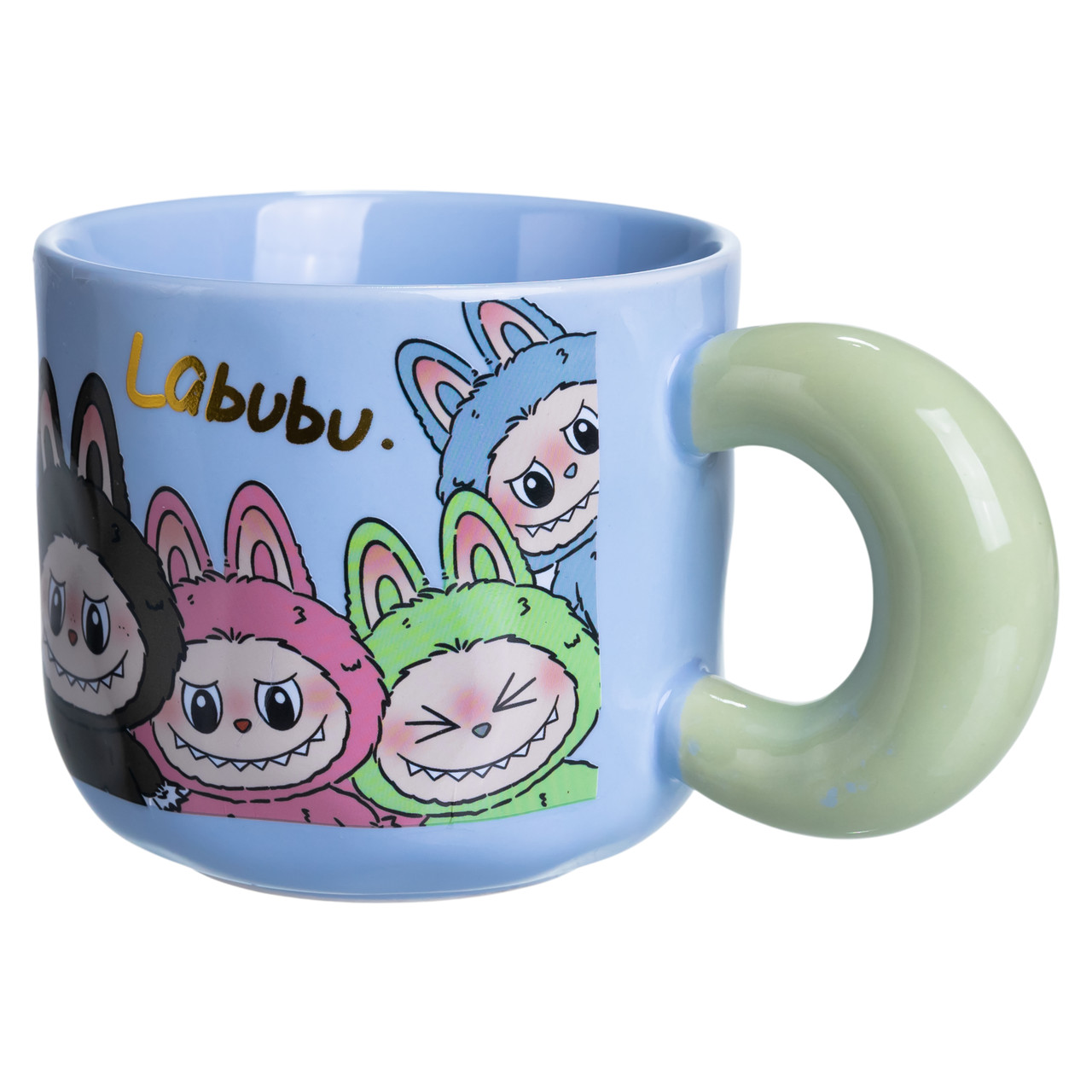Чашка порцелянова Labubu 400 (мл) подарункова кружка прикольна чашка для дітей на подарунок FM-22D