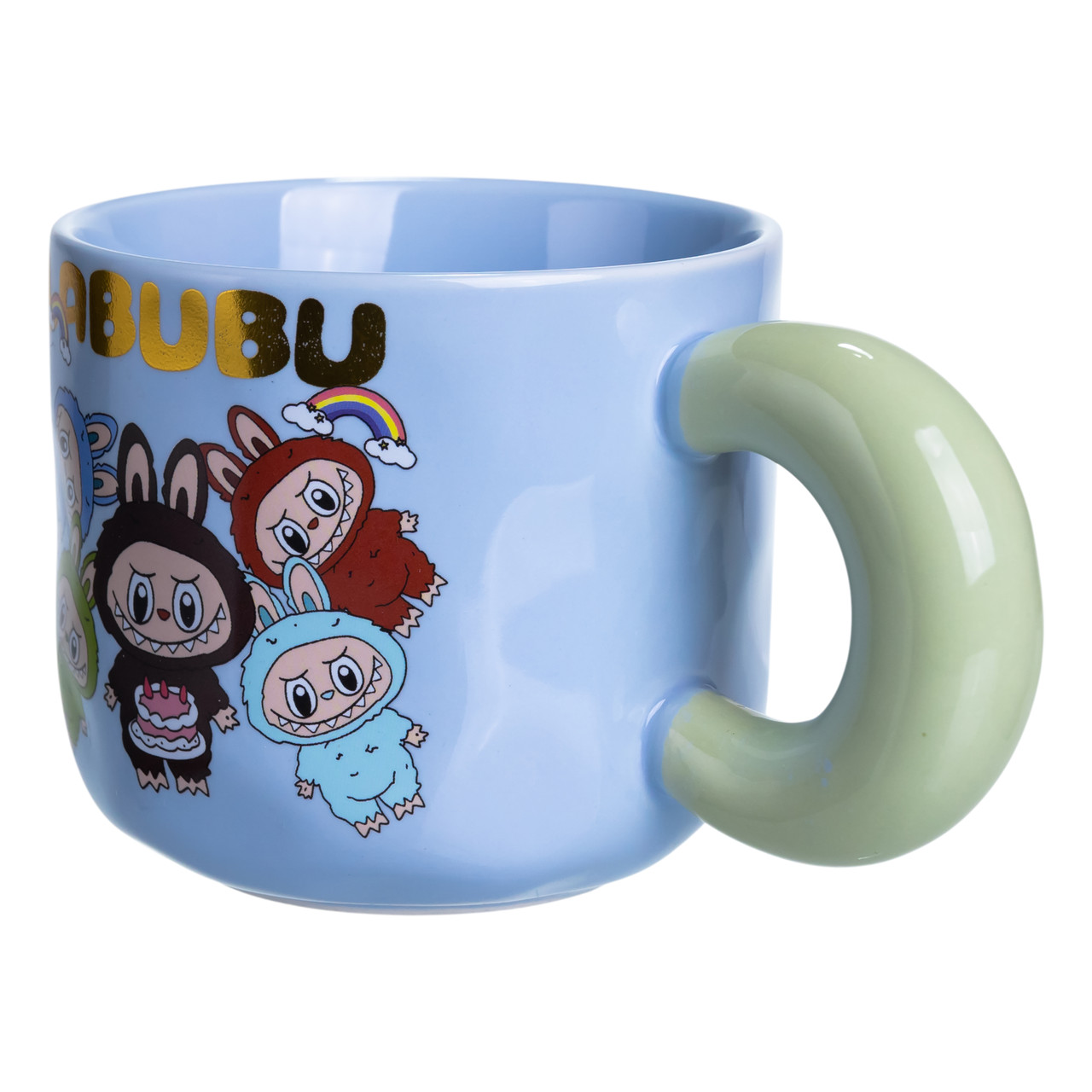 Чашка порцелянова Labubu Bring Joy 400 (мл) подарункова кружка прикольна чашка для дітей на подарунок FM-22C