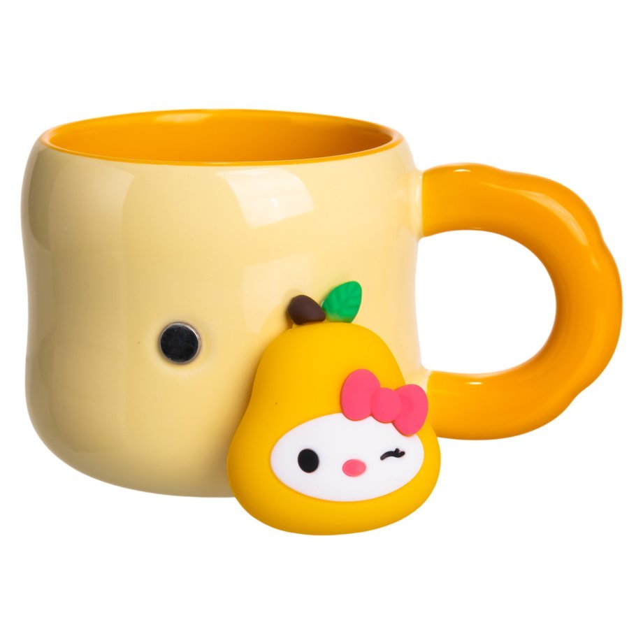 Кубок порцелянова з магнітом Sanrio 400 (мл) подарункова кружка прикольна чашка для дітей на подарунок Бежевий FM-37A