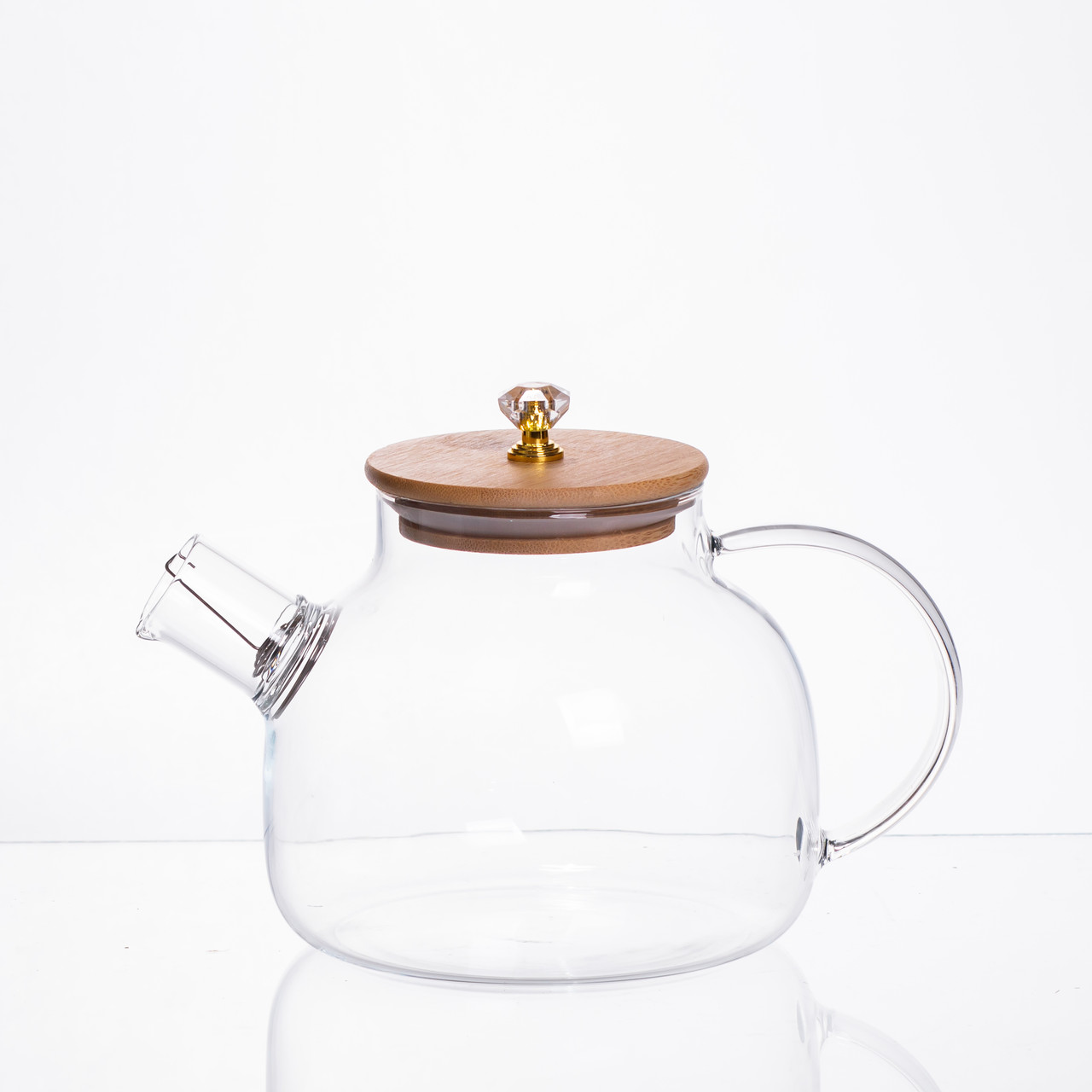 Чайний набір із товстого скла 5 предметів на 4 персони 64486-24