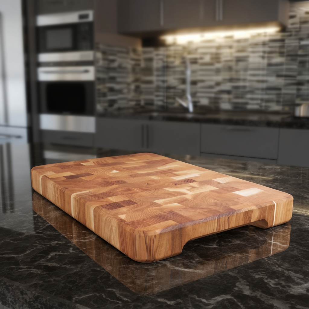 Дошка для нарізки обробна 25×35 см дошка кухонна дерев'яна Доміно з ясена C51W250350Y