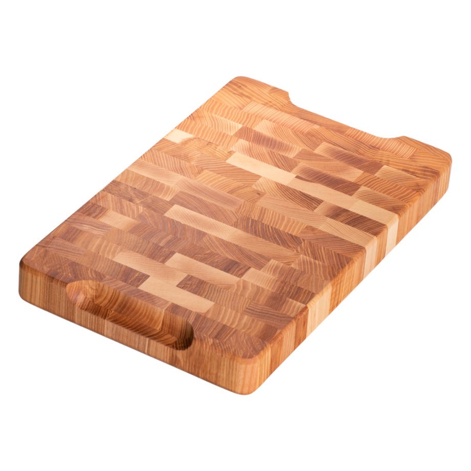 Дошка для нарізання обробна 45x25 см Доміно з ясена Lugi C52W250400Y
