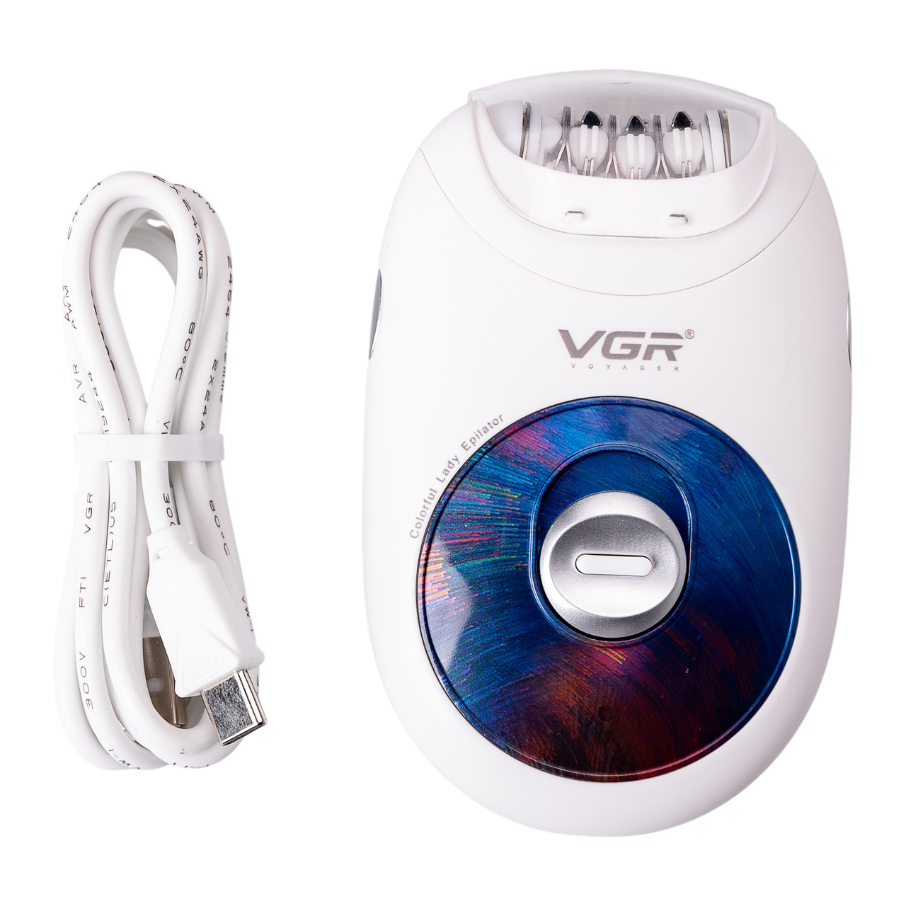Епілятор жіночий електричний VGR 2 швидкості HPV706P