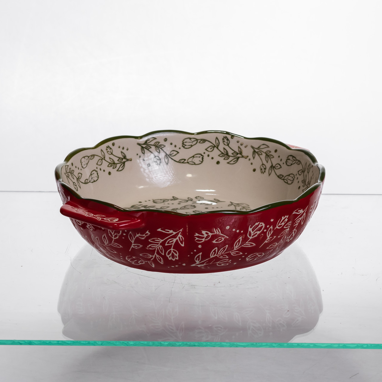 Форма для запікання Vintage Ø20 (см) кругла з ручками Червона HM04-06