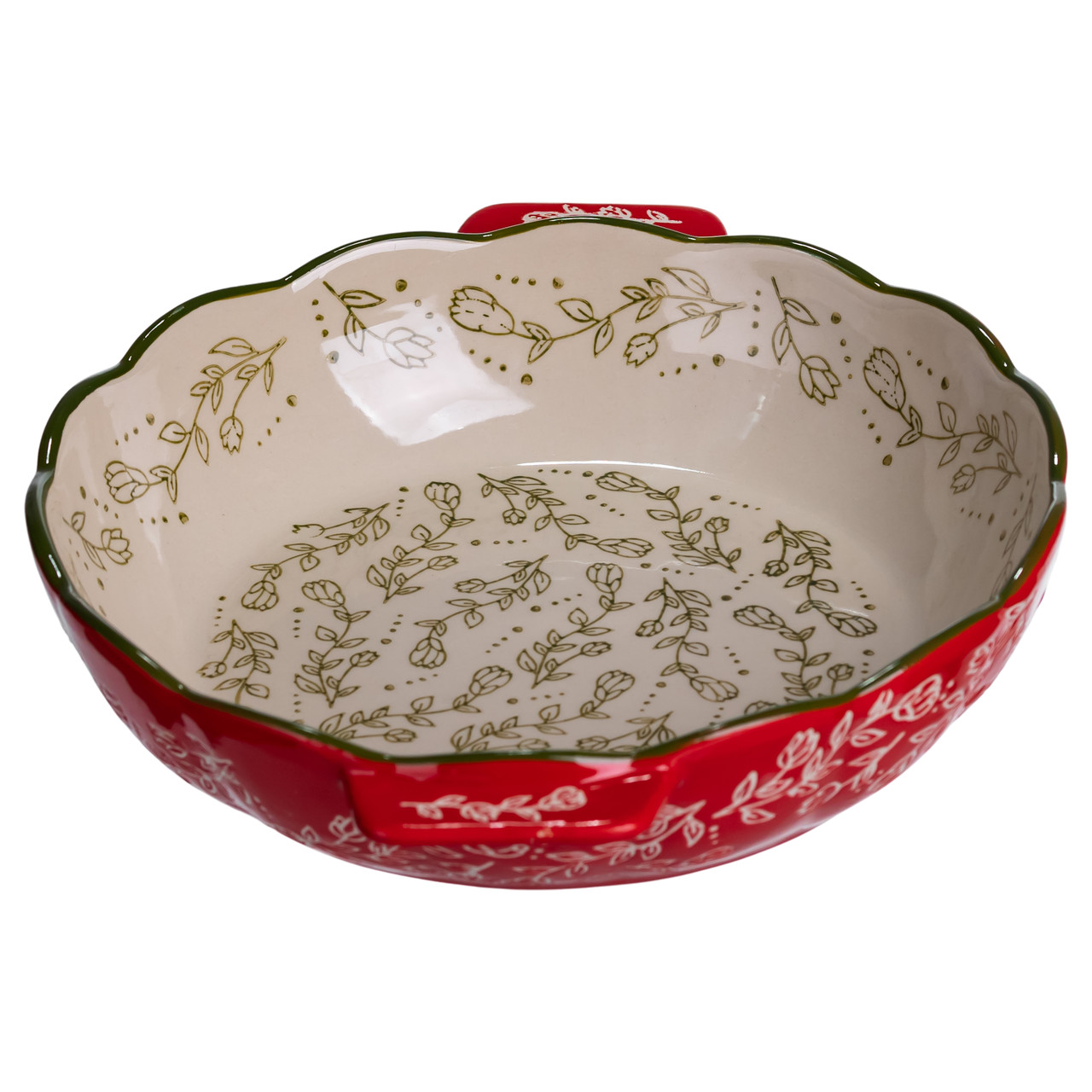 Форма для запікання Vintage Ø25 (см) кругла з ручками Червона HM04-07