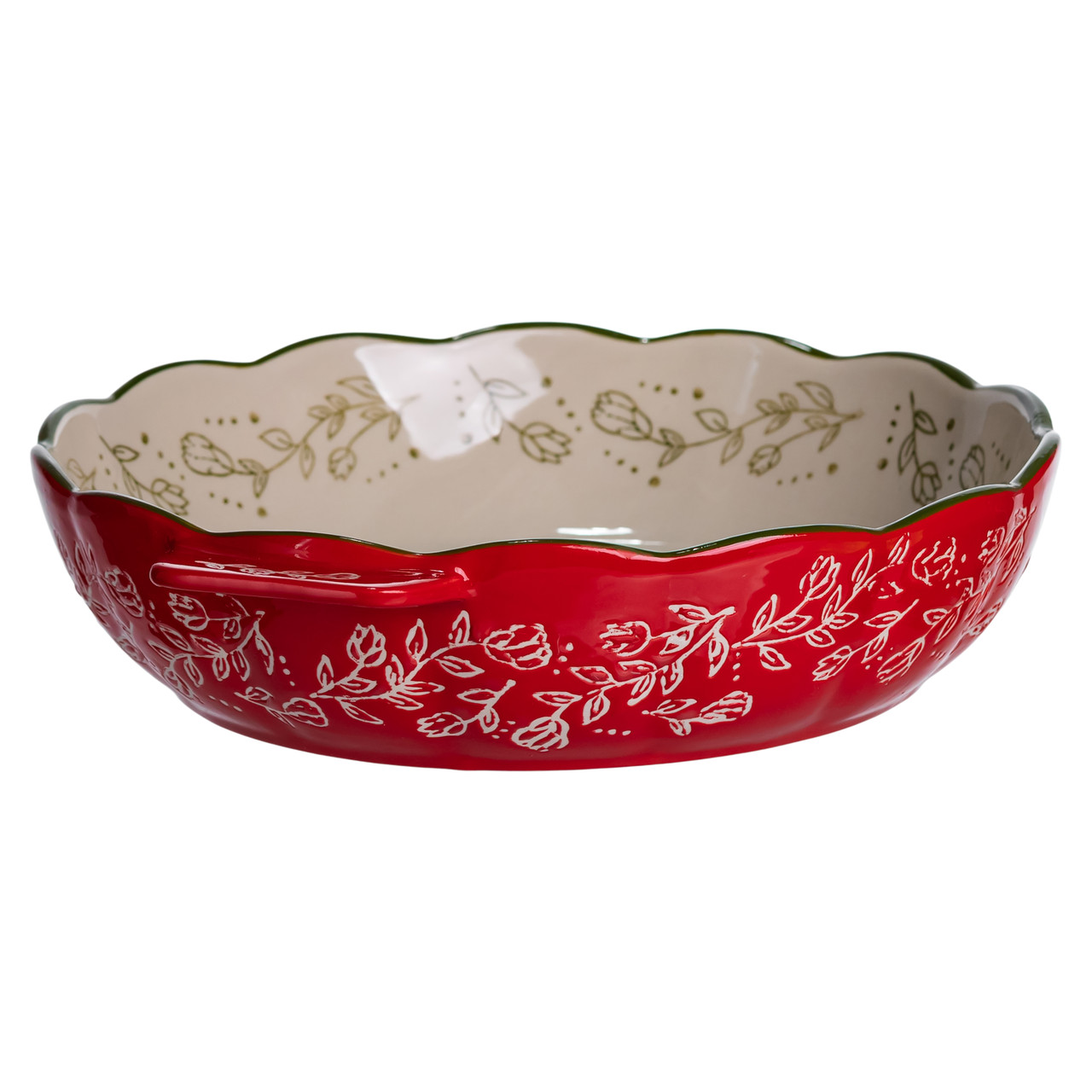 Форма для запікання Vintage Ø25 (см) кругла з ручками Червона HM04-07