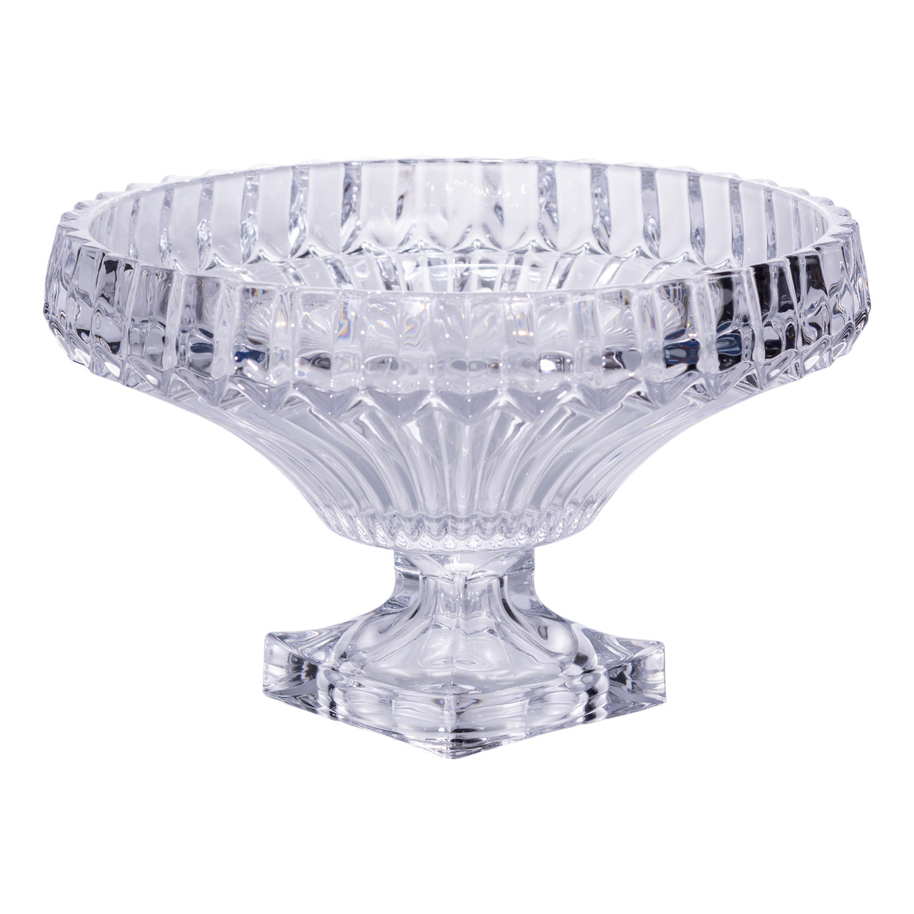 Фруктовниця скляна на ніжці Ø29 (см) Прозора HP-19-139RB