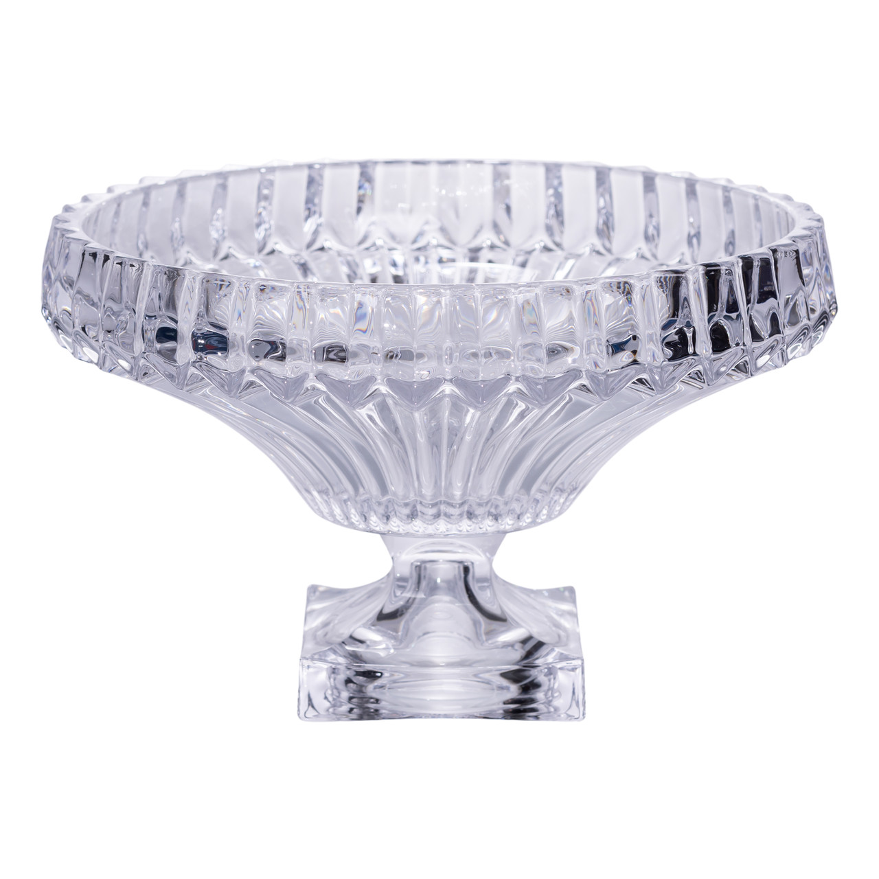 Фруктовниця скляна на ніжці Ø29 (см) Прозора HP-19-139RB