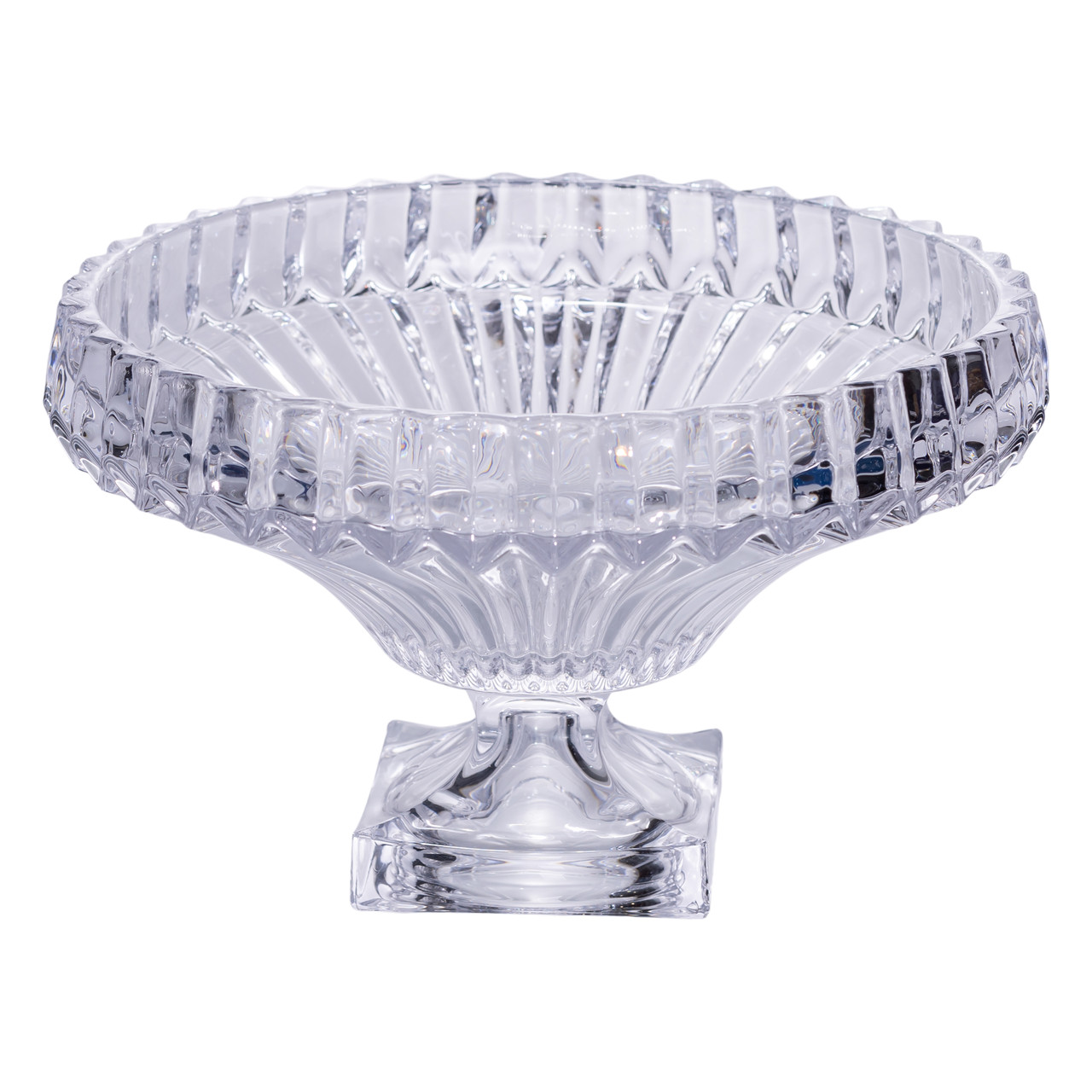 Фруктовниця скляна на ніжці Ø29 (см) Прозора HP-19-139RB