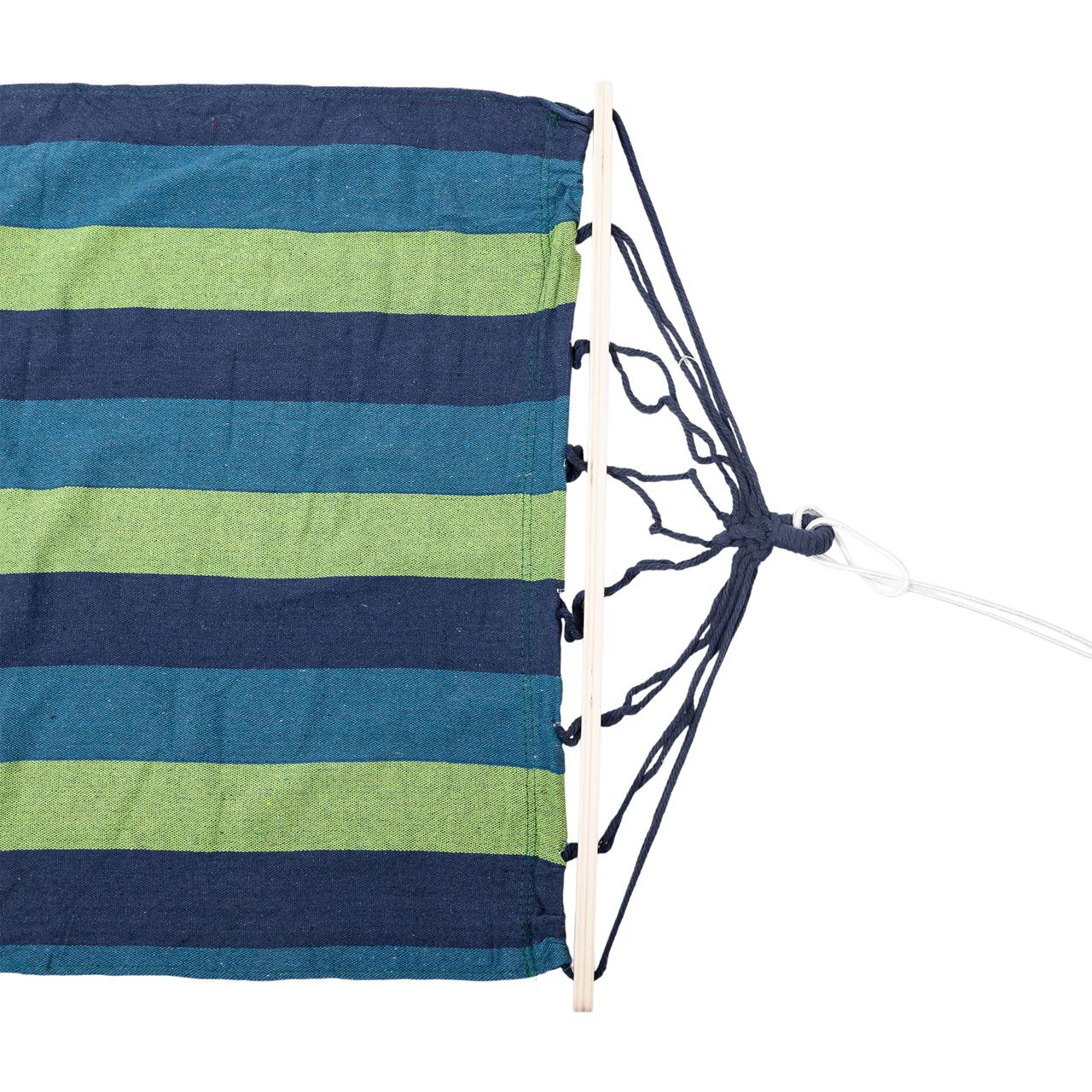 Гамак туристичний підвісний тканинний 174х80 см з планкою Синій SJ-0010-2BL