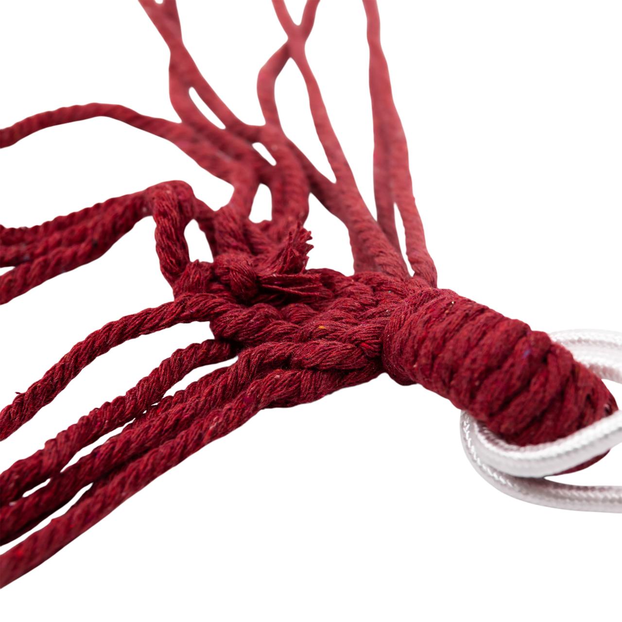 Гамак туристичний підвісний тканинний 174х80 см з планкою Червоний SJ-0010-2R