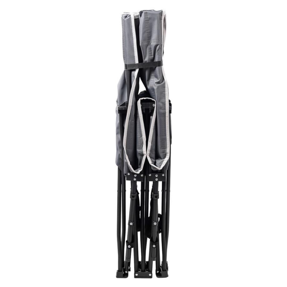 Ліжко розкладне туристичне 190х70х44 см лежак розкладачка розкладачка складна Сірий SJ-0033-2G