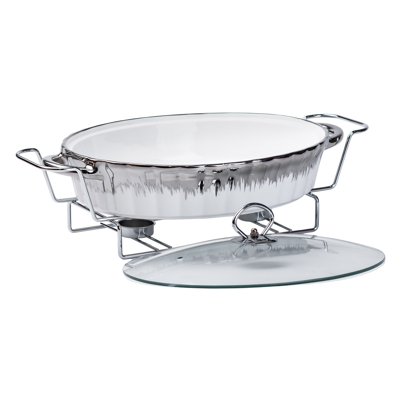 Мармітниця 2 л настільна овальна з кришкою HP1024