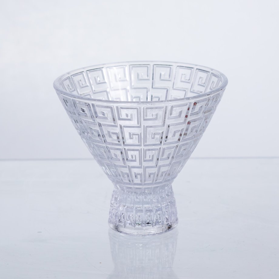 Набір креманок на ніжці 6 шт креманки скляні для десертів, морозива, желе набір 200 мл 64486-22