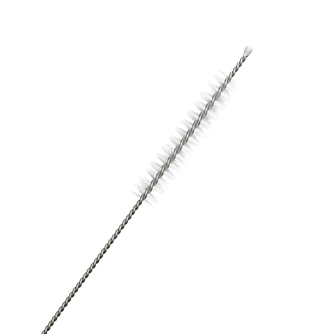 Набір багаторазових ложок-трубочок 6 шт для напоїв 19,5 см з щіткою Золотистий HP-20-56