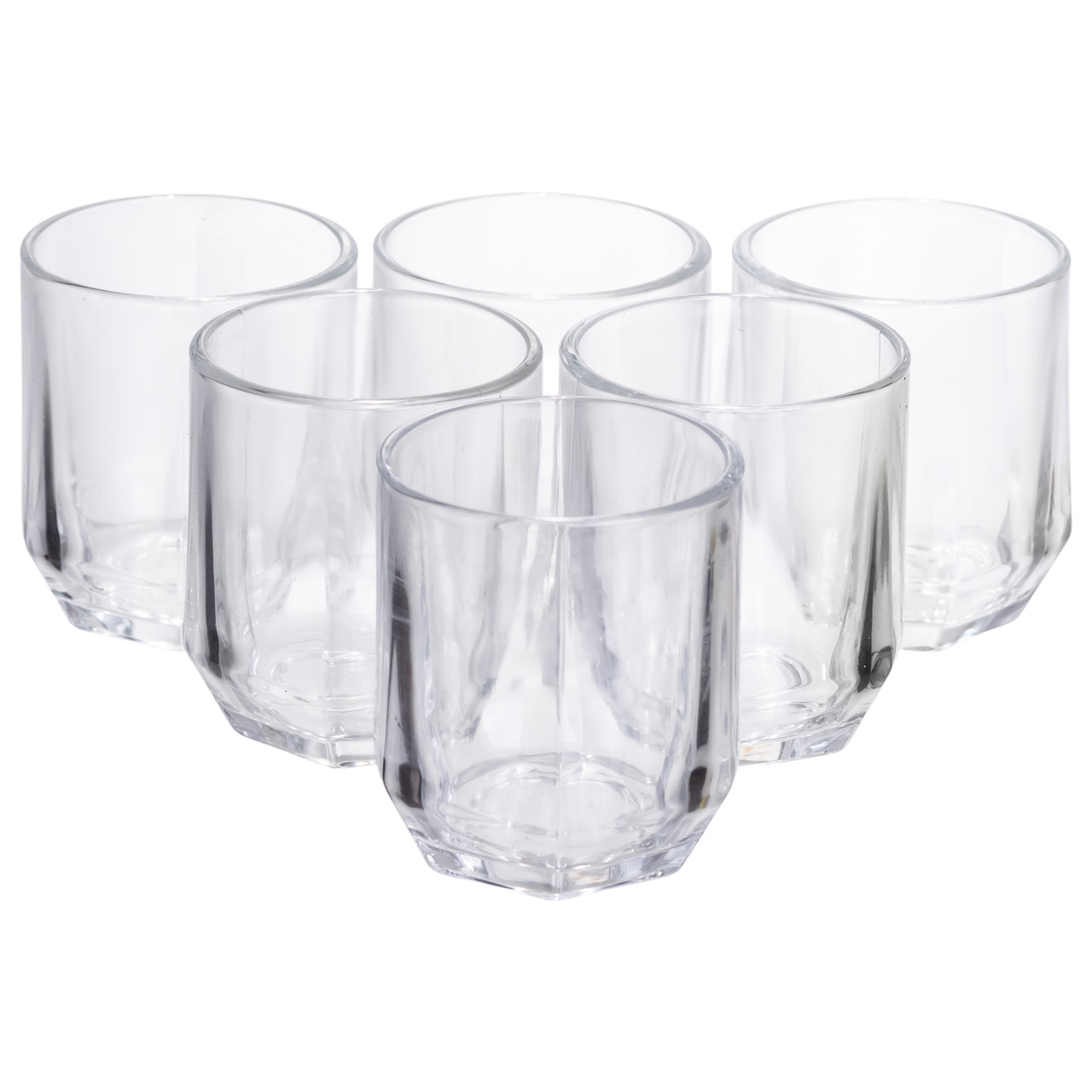 Набір склянок 6 (шт) 250 (мл) для лимонадів, соку, води, коктейлів HP-19-LJB-3
