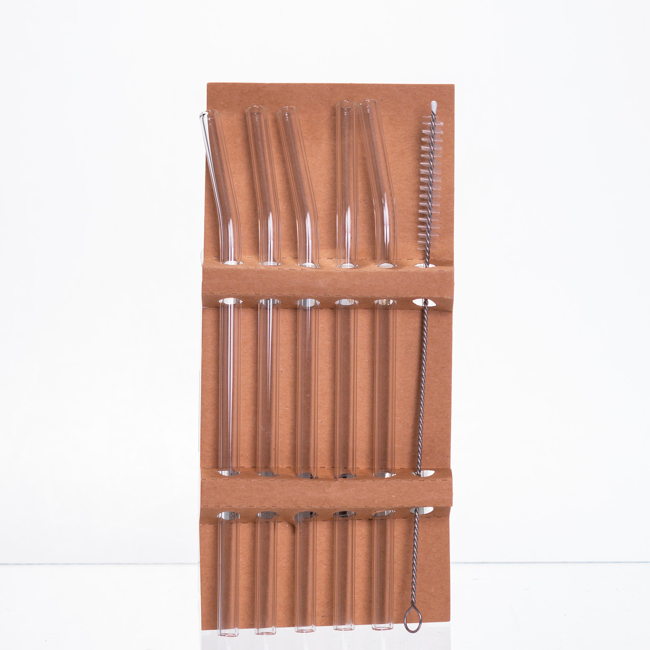 Набір скляних трубочок із щіточкою (5+1) 64486-79